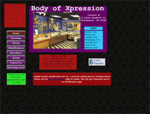 Tablet Screenshot of bodyofxpression.net